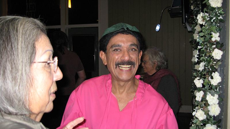 IMG_0508.JPG - Andy - the wig master! (Ironicly, the only one that lost a wig during the run...)