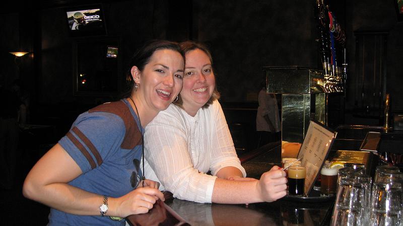 IMG_0614.JPG - Beer sampler with Amy at the Steelhead Brewery!