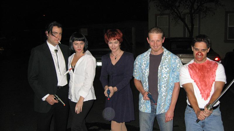 IMG_0556.JPG - Sean as John Travolta & Gloria as Mrs Wallace join the rest of the gang!