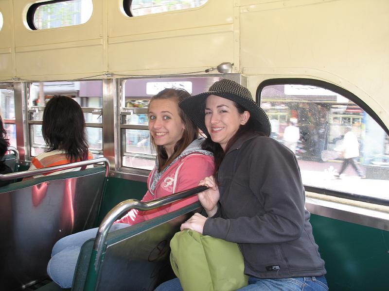 IMG_0699.JPG - Christiana and Valerie on the street car!